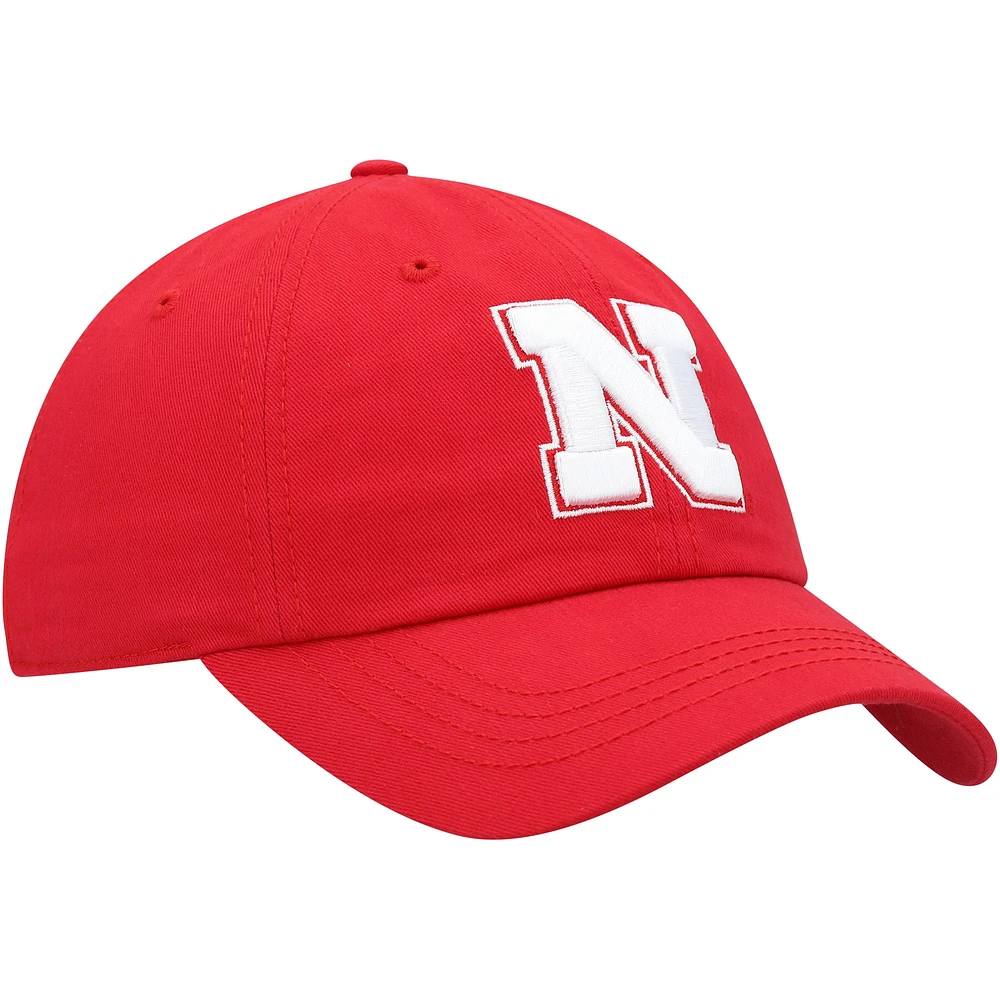 Women's '47 Scarlet Nebraska Huskers Miata Clean Up Logo Adjustable Hat