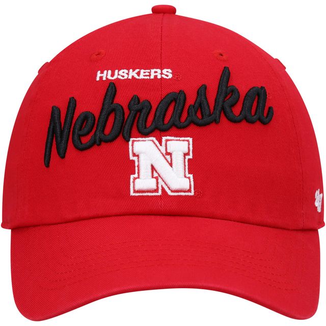 Casquette réglable '47 Scarlet Nebraska Huskers Phoebe Clean Up pour femme