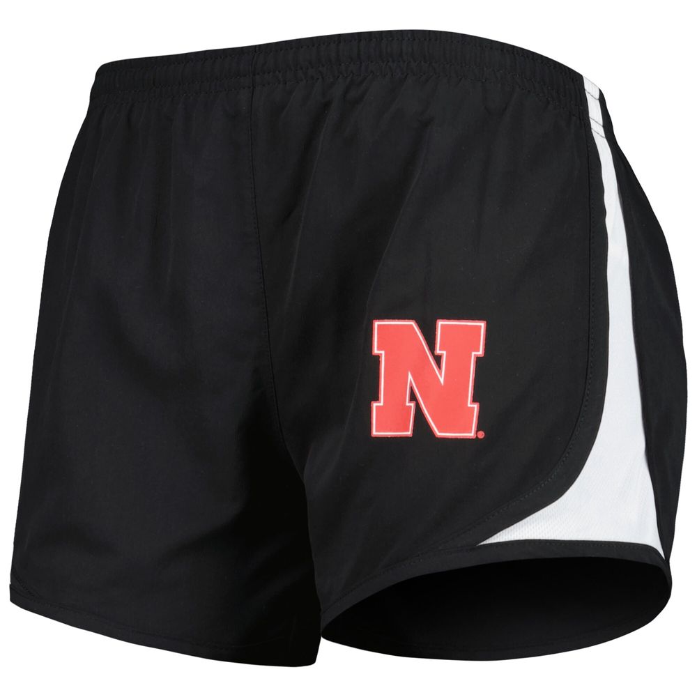 Women's Black Nebraska Huskers Sport Shorts