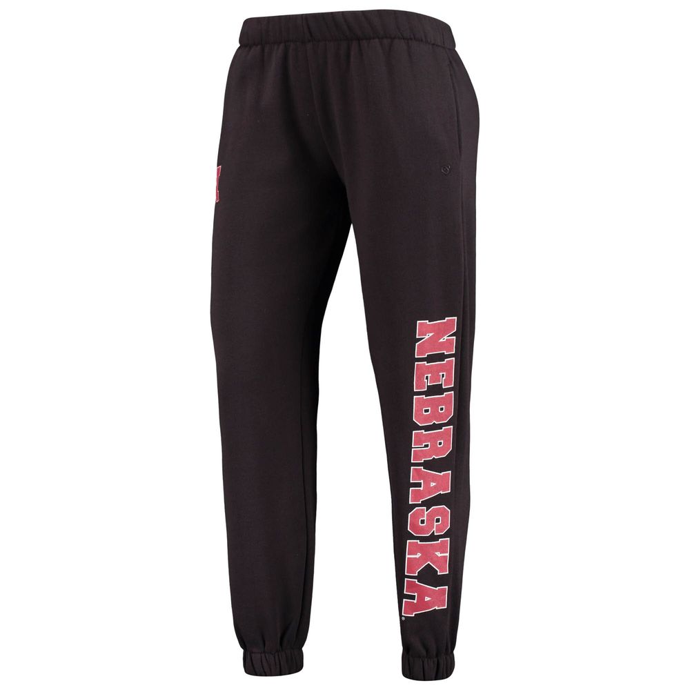 Women's Colosseum Black Nebraska Huskers Beryl Aubrey Lounge Pants