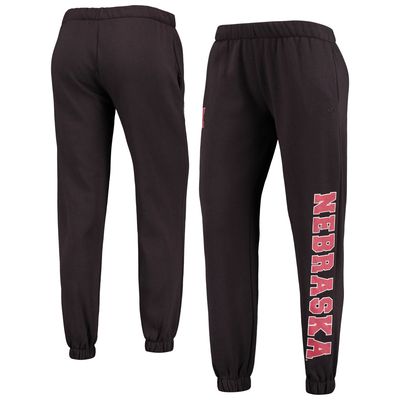 Women's Colosseum Black Nebraska Huskers Beryl Aubrey Lounge Pants