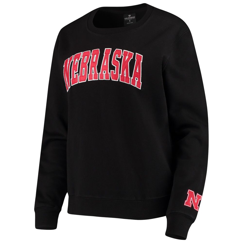 Women's Colosseum Nebraska Huskers Campanile Pullover Sweatshirt