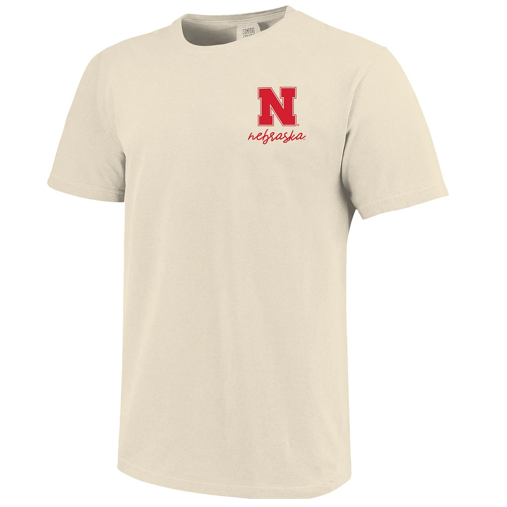 T-shirt confortable pour femme Nebraska Huskers Coquette Crème Couleurs