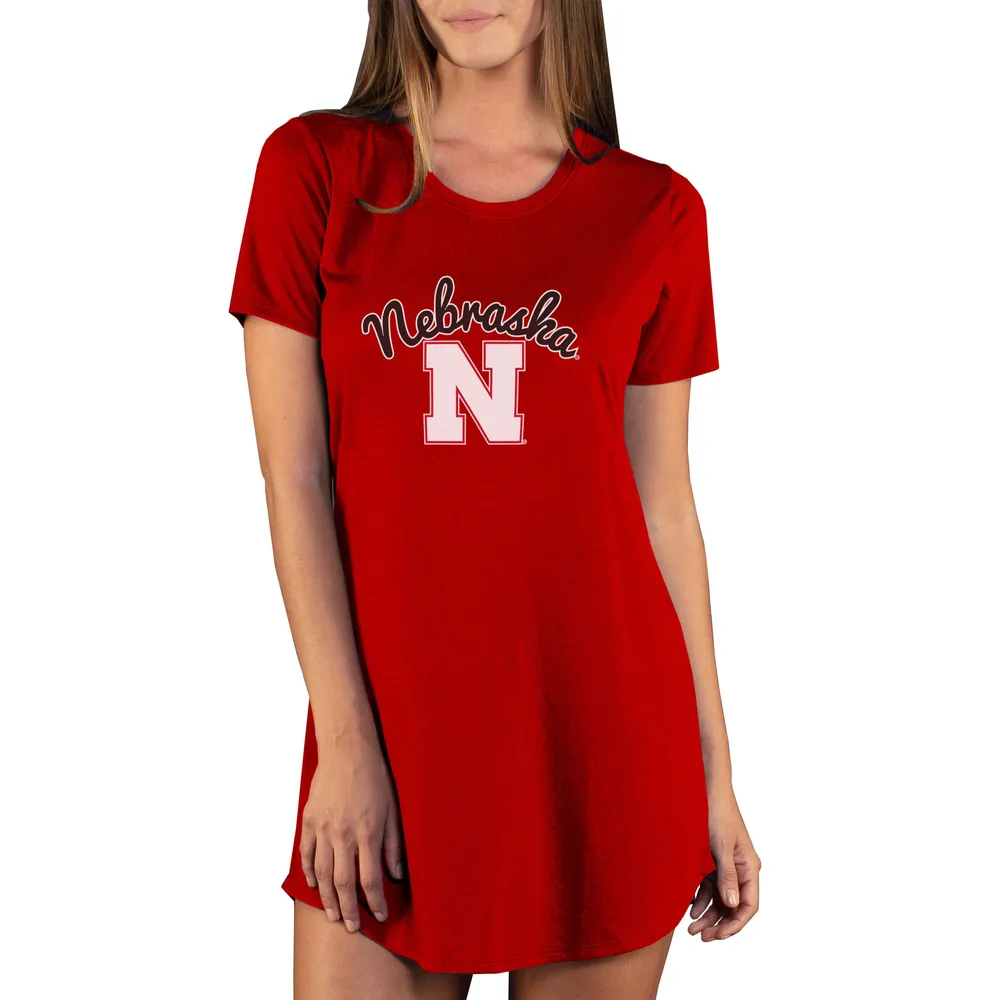 Women's Concepts Sport Scarlet/Black Nebraska Huskers Ultimate Flannel  Sleep Shorts