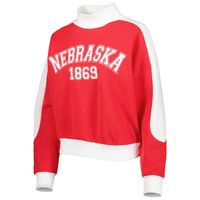 Women's Gameday Couture Crimson Nebraska Huskers Make it a Mock Sporty Pullover Sweatshirt