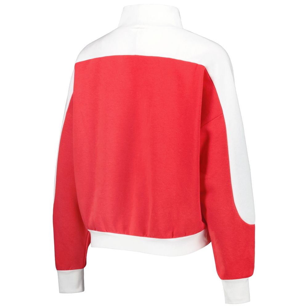 Women's Gameday Couture Crimson Nebraska Huskers Make it a Mock Sporty Pullover Sweatshirt