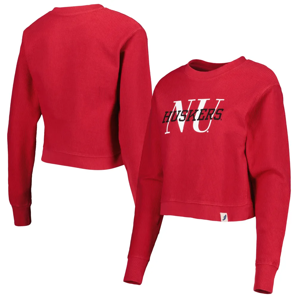 Women's Colosseum Scarlet Nebraska Huskers Tunic Pullover Hoodie