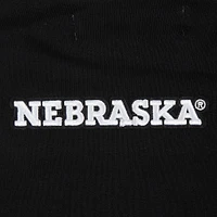 Women's Pro Standard  Black Nebraska Huskers Pearl Cropped Pullover Sweatshirt