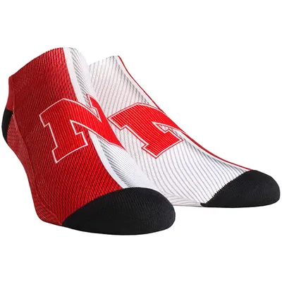 Nebraska Huskers Rock Em Socks Women's Campus Stripe Ankle Socks