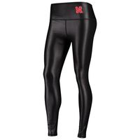 Women's ZooZatz Black Nebraska Huskers Shine Liquid Leggings