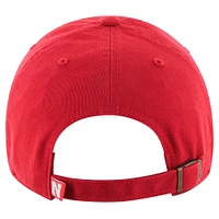 Youth '47 Scarlet Nebraska Huskers Clean Up Adjustable Hat