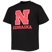 Youth Champion Black Nebraska Huskers Team Lockup T-Shirt