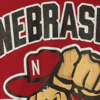 Youth Champion Scarlet Nebraska Huskers Strong Mascot T-Shirt