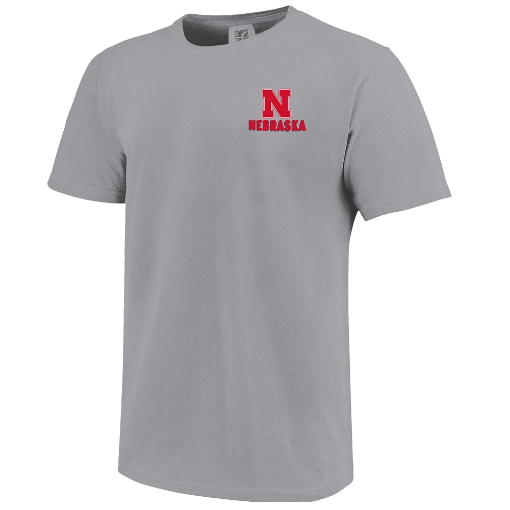 Youth  Gray Nebraska Huskers Local Campus Scene T-Shirt