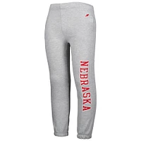 Youth League Collegiate Wear Heather Gray Nebraska Huskers Essential Pants