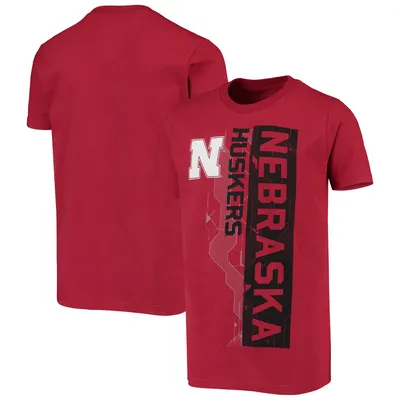 Nebraska Huskers Youth Challenger T-Shirt - Scarlet