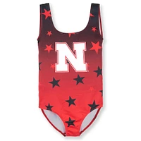 Justaucorps de danse ZooZatz Scarlet Nebraska Huskers pour jeunes