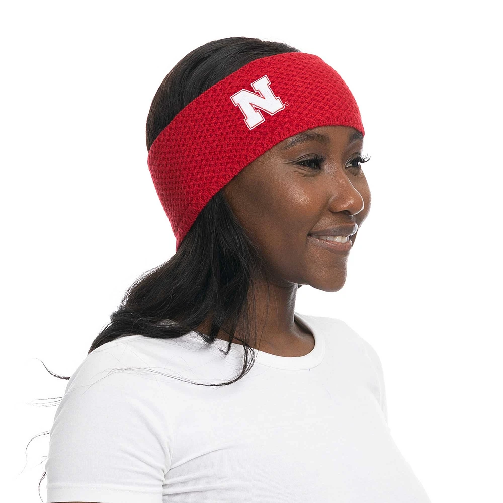 ZooZatz  Scarlet Nebraska Huskers Fashion Knit Headband