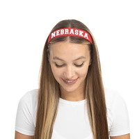 Bandeau rigide ZooZatz Scarlet Nebraska Huskers