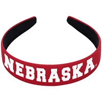 Bandeau rigide ZooZatz Scarlet Nebraska Huskers