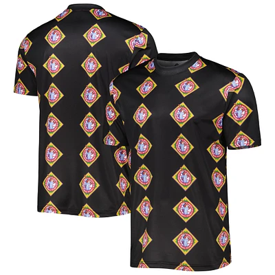 Maillot sublimé de baseball la ligue noire pour hommes Stitches Black