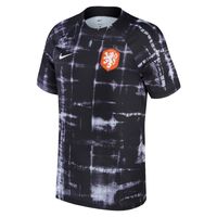 Men's Nike Black Netherlands National Team 2022/23 Pre-Match Top