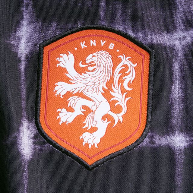 Haut d'avant-match Équipe nationale des Pays-Bas 2022/23 Nike Noir pour homme