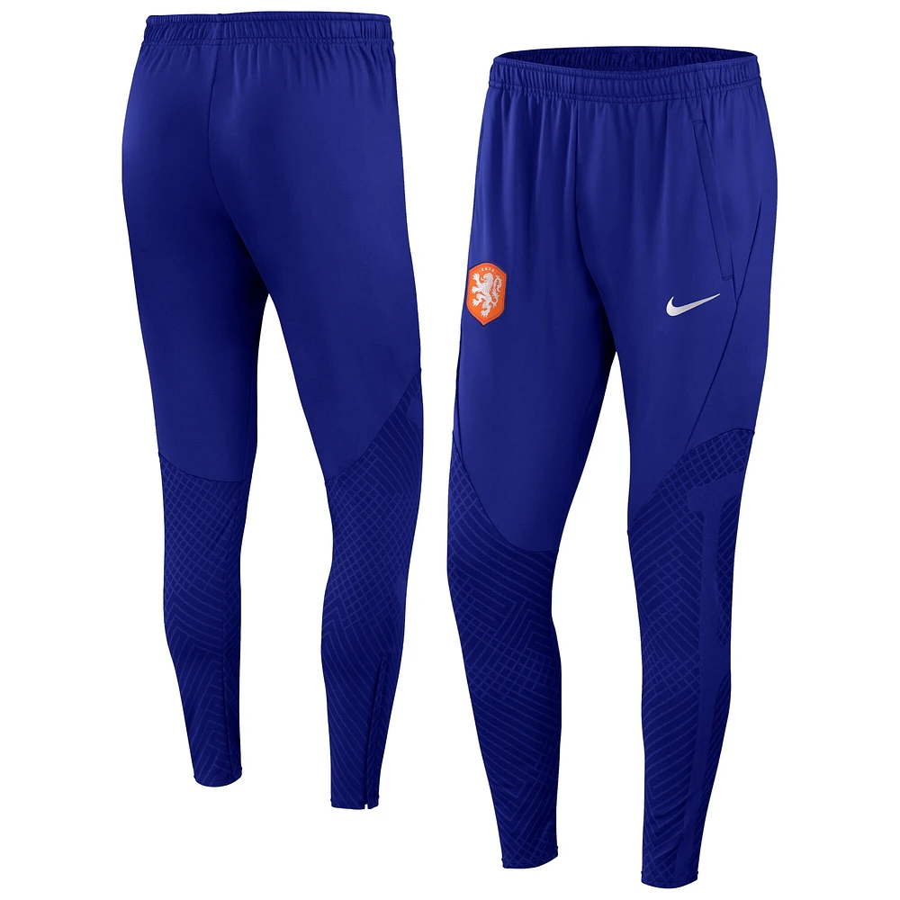 Pantalon de survêtement Strike Performance l'équipe nationale des Pays-Bas Nike pour homme, bleu marine