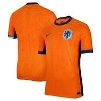 Men's Nike  Orange Netherlands National Team 2024 Home Authentic Blank Jersey