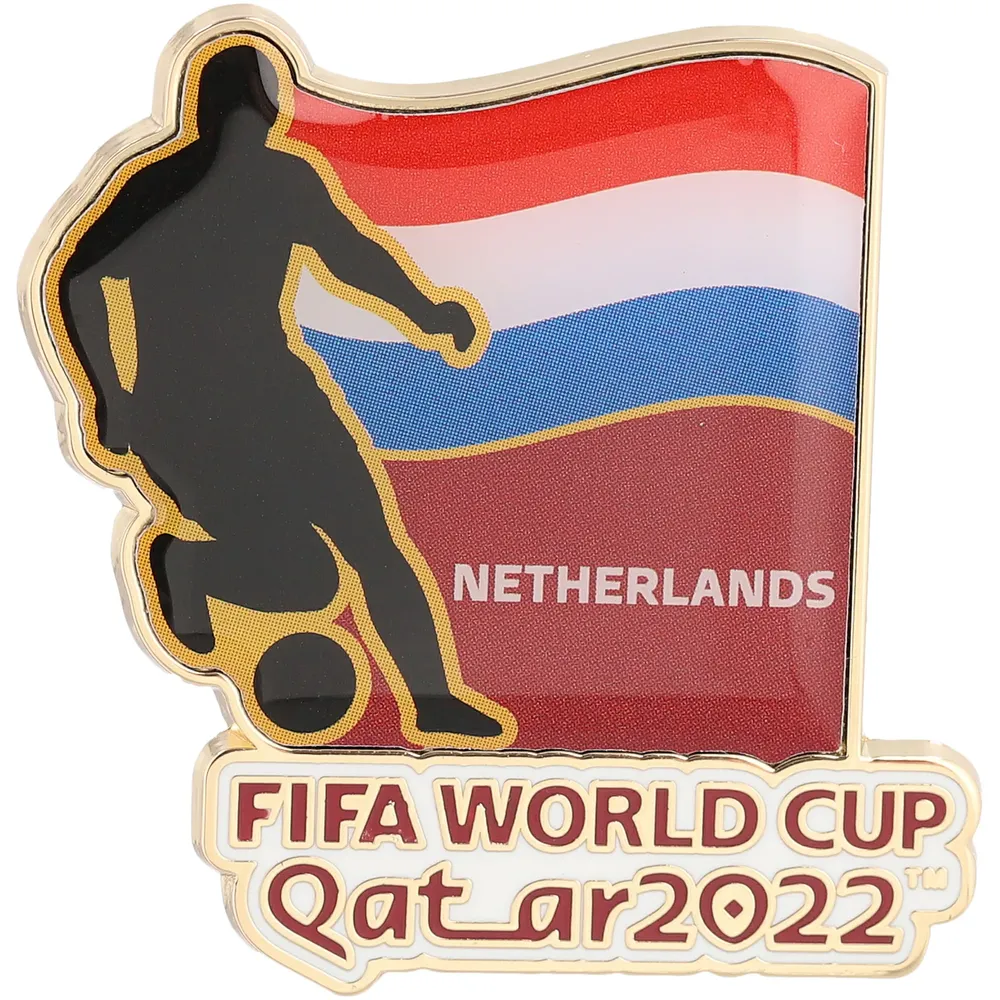 pin du joueur de l'équipe nationale des Pays-Bas de la Coupe du Monde de la FIFA, Qatar 2022