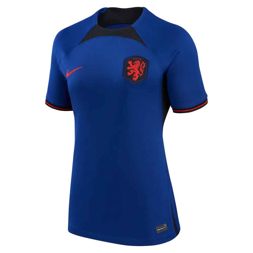 Maillot vierge Nike Équipe nationale des Pays-Bas 2022/23 Away Breathe Stadium Replica pour femme