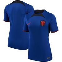 Women's Nike Royal Netherlands National Team 2022/23 Away Breathe Stadium Replica Blank Jersey