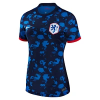 Maillot Nike Pays-Bas Équipe nationale féminine 2023 extérieur Stadium Replica bleu pour femme