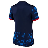 Maillot Nike Pays-Bas Équipe nationale féminine 2023 extérieur Stadium Replica bleu pour femme