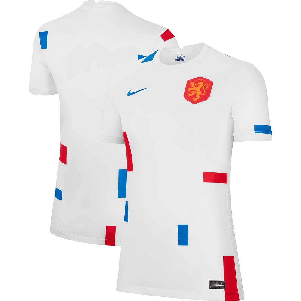 Maillot vierge réplique de l'équipe nationale des Pays-Bas pour femme 2022/23 Nike Blanc