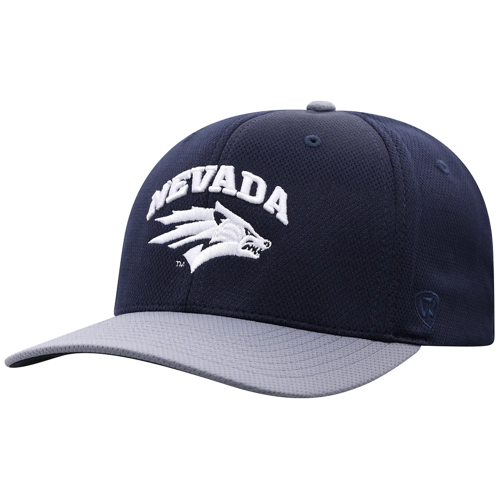 Casquette ajustée True Navy Nevada Wolf Pack Reflex Top of the World pour homme