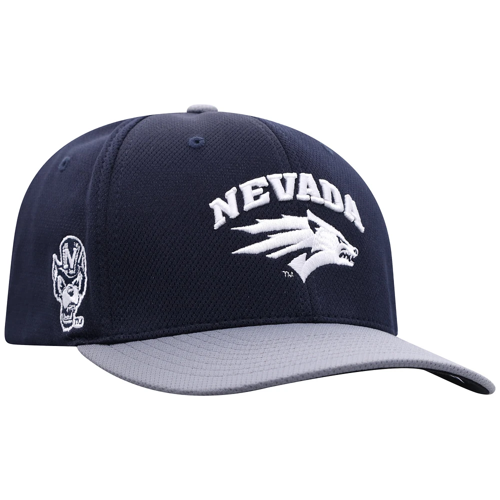Casquette ajustée True Navy Nevada Wolf Pack Reflex Top of the World pour homme