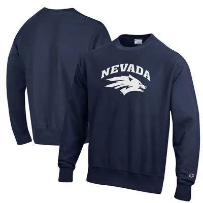 Nevada Wolf Pack Champion Reverse Weave Fleece Crewneck Sweatshirt