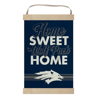 Nevada Wolf Pack Home Sweet Home Banner Sign