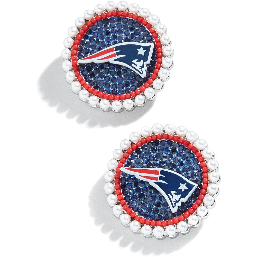 Boucles d'oreilles à tige tendance BaubleBar New England Patriots