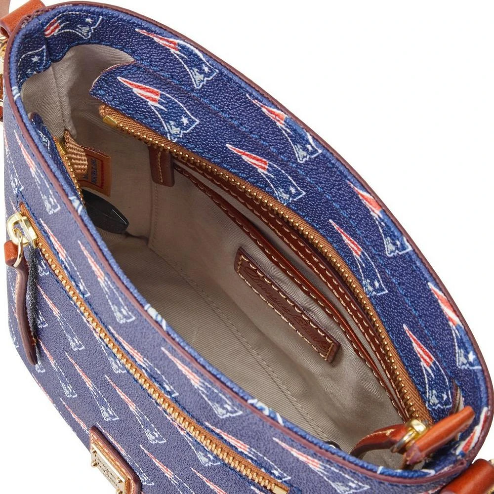 Dooney & Bourke New England Patriots Signature Small Zip Crossbody Purse