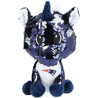 FOCO New England Patriots Peluche Licorne à Paillettes 9''