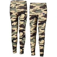 Girls Youth Camo New England Patriots Left Right Leggings