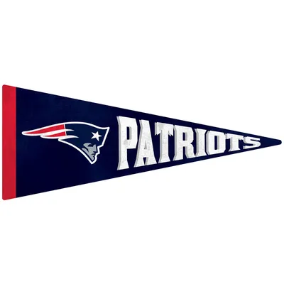 New England Patriots Imperial 12.5'' x 30'' Wood Pennant Wall Art