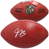 Ballon de football Wilson Duke dédicacé par Jacoby Brissett des New England Patriots