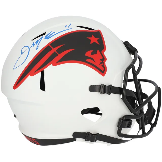 Lids Tom Brady, Deion Branch & Julian Edelman New England Patriots  Autographed & Inscribed Riddell Eclipse Alternate Speed Authentic Helmet in  Display Case