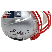 Julian Edelman New England Patriots Autographed Riddell Speed Mini Helmet