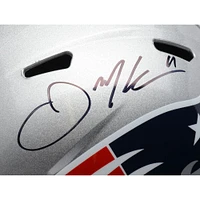 Julian Edelman New England Patriots Autographed Riddell Speed Replica Helmet
