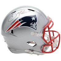 Julian Edelman New England Patriots Autographed Riddell Speed Replica Helmet