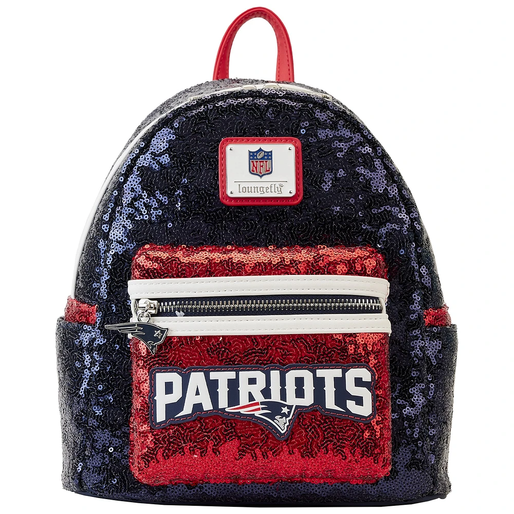 Loungefly New England Patriots Mini sac à dos à sequins